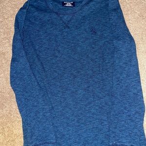 Mens Express XL Waffle Crewneck Long Sleeve Shirt